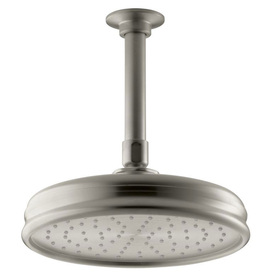 UPC 650531942692 product image for KOHLER Traditional 8.4375-in 2.5-GPM (9.5-LPM) Vibrant Brushed Nickel Rain Showe | upcitemdb.com