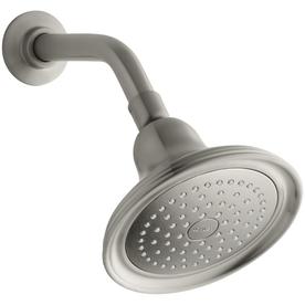 UPC 650531953537 product image for KOHLER Devonshire 5.9375-in 2.5-GPM (9.5-LPM) Vibrant Brushed Nickel Showerhead | upcitemdb.com