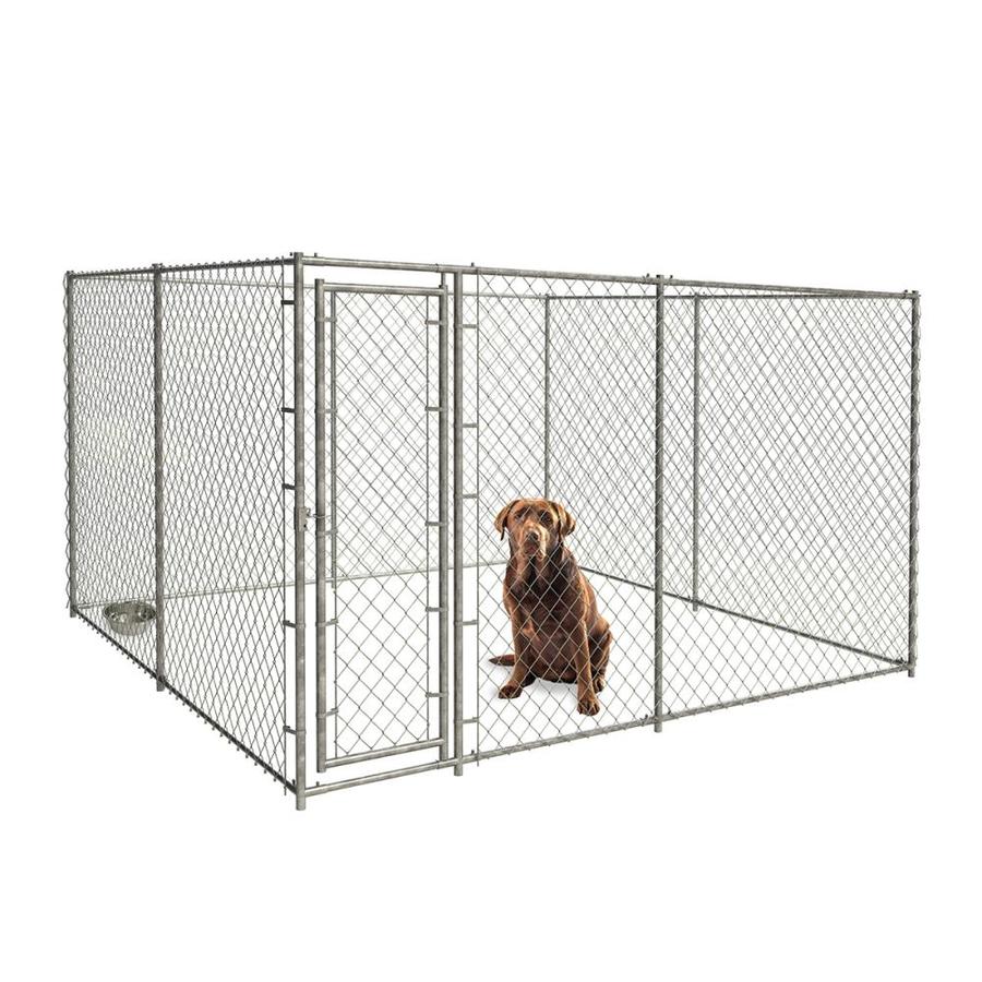 10-ft W x 6-ft H Kit Pet Kennel 