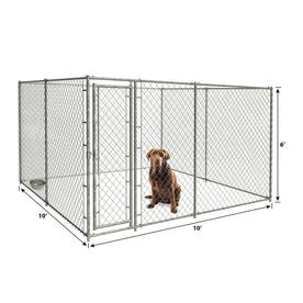10-ft W x 6-ft H Kit Pet Kennel 