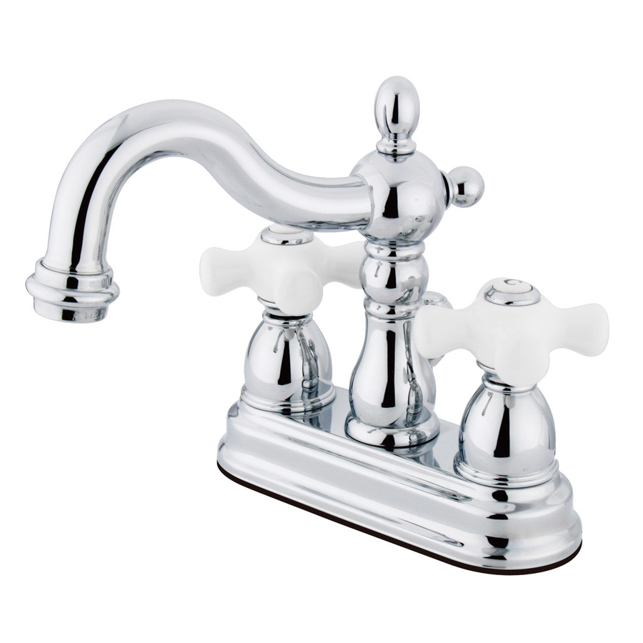 kingston bathroom sink faucets shop kingston brass heritage chrome 2 handle 4 in kingston bathroom sink faucets shop kingston brass heritage chrome 2 handle 4 in