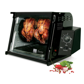 UPC 665860770007 product image for Ronco 1,250-Watt Black Countertop Rotisserie Oven | upcitemdb.com