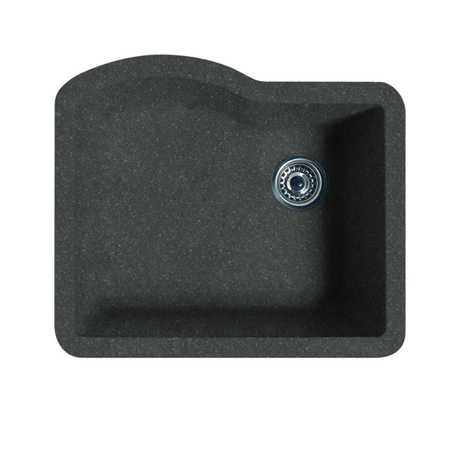 Shop SWAN Single-Basin Undermount Granite Kitchen Sink at Lowes.com