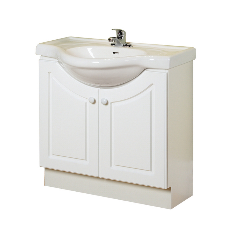  Magick Woods 32quot; White Eurostone Bath Vanity with Top at Lowes.com