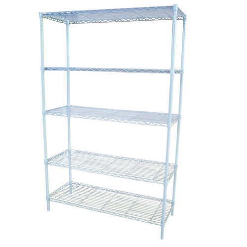 Zoomed: Style Selections 74"H x  48"W x  18"D Steel Freestanding Shelving Unit