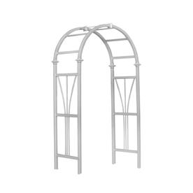 UPC 673995681013 product image for New England Arbors 45-in W x 85-in H White Vinyl Garden Arbor Garden Arbor | upcitemdb.com