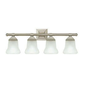  Light Trent Brushed Nickel Bathroom Vanity Light at Lowes.com