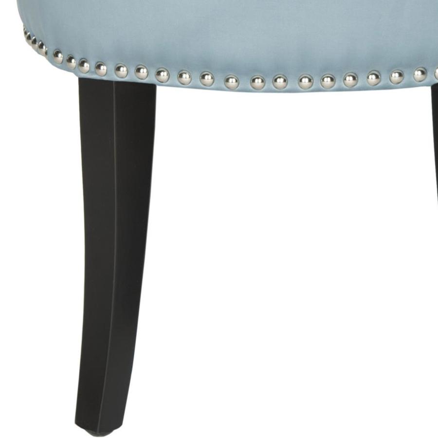 Safavieh 22 8 In H Teal Round Makeup Vanity Stool In The Makeup Vanity Stools Department At Lowes Com