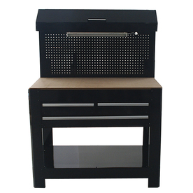 Shop Kobalt Black Heavy Duty 3-Drawer Work Bench at Lowes .