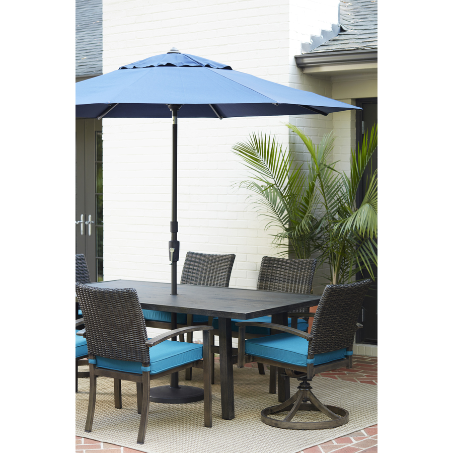 Garden Treasures Umbrella Base Brown Patio Umbrella Base In The Patio Umbrella Bases Department At Lowes Com