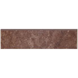 ceramic tile bullnose brown selections lowes actual common