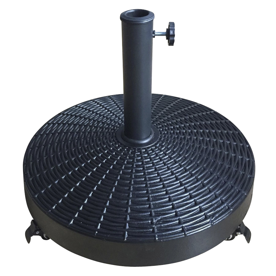 Style Selections Umbrella Base Black Patio Umbrella Base In The Patio Umbrella Bases Department At Lowes Com