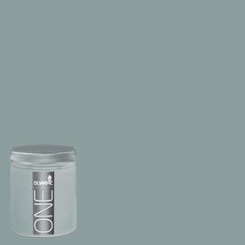 Shop Olympic 8-oz Aqua Smoke Interior Satin Paint Sample at Lowes.com