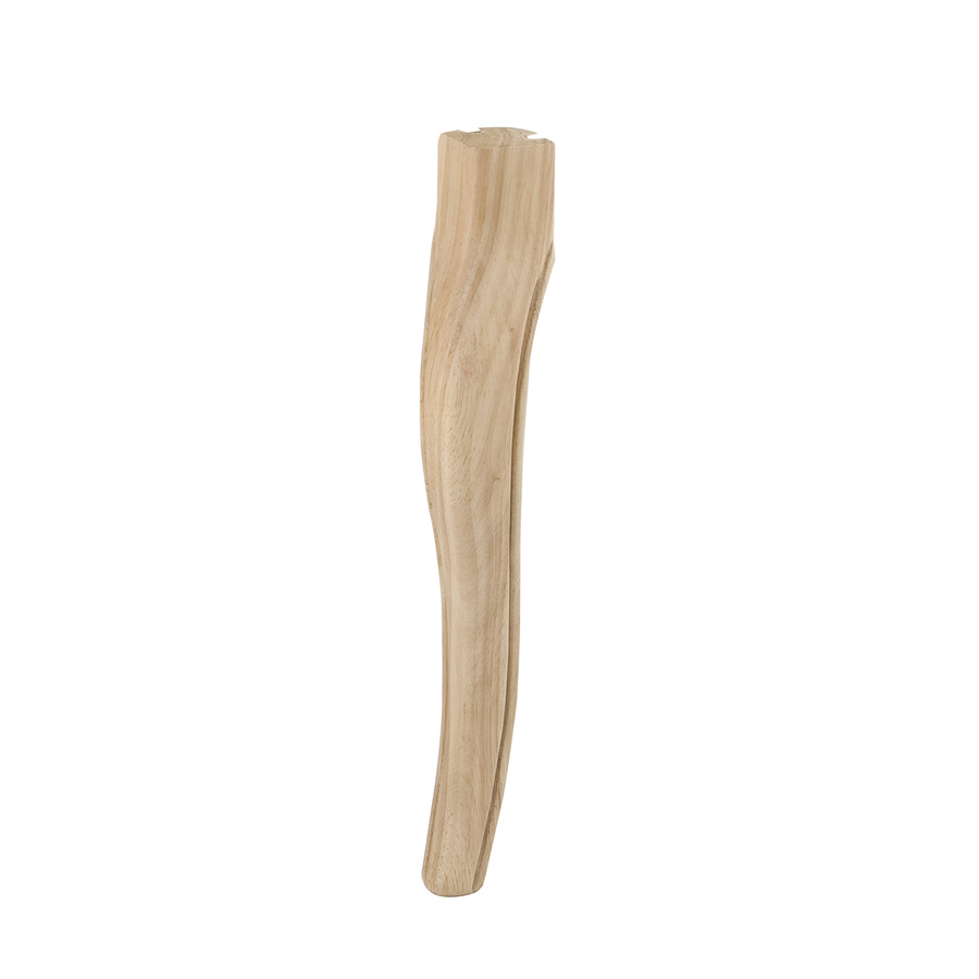 Shop 29-in Pine Curved and Tapered French Wood Table Leg at Lowes.com