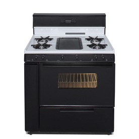 UPC 717309020850 product image for Premier 5-Burner Freestanding 3.9-cu ft Gas Range (White with Black Trim) (Commo | upcitemdb.com