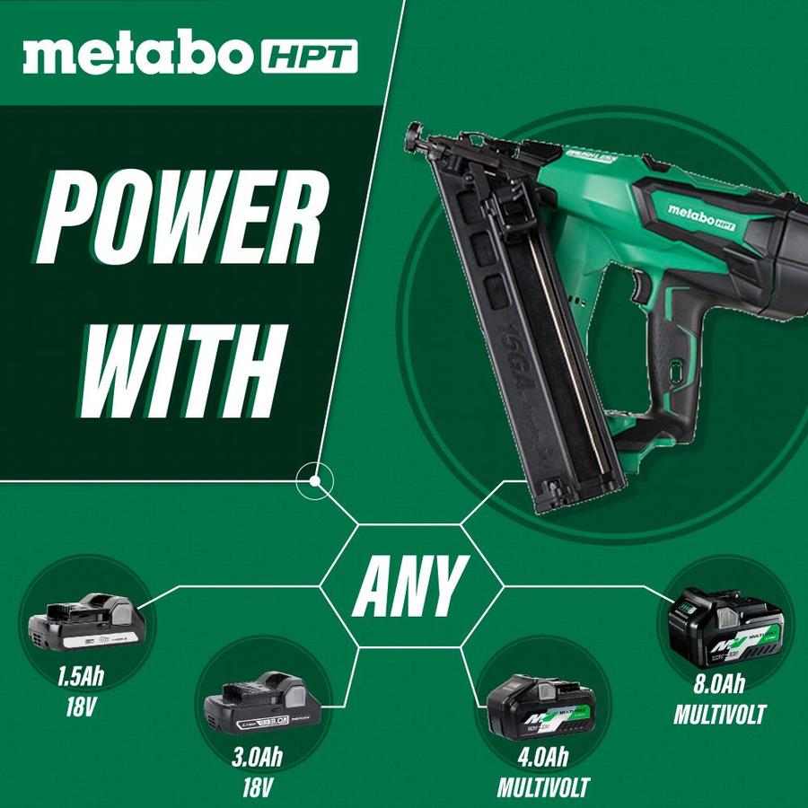 metabo finish nailer cordless