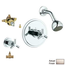 UPC 718426006758 product image for GROHE Atrio Brushed Nickel 1-Handle Shower Faucet with Single Function Showerhea | upcitemdb.com