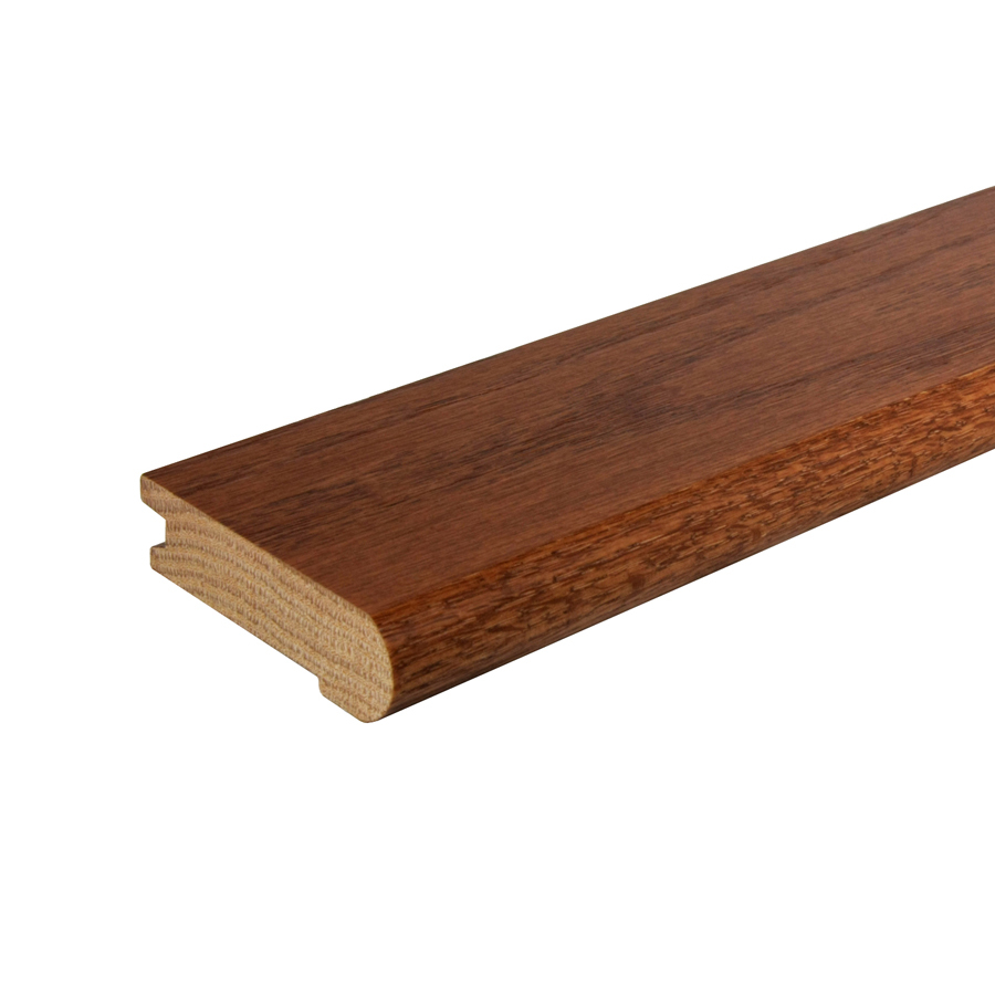 shop style selections 2 75 in x 78 in gunstock red oak stair nose floor moulding at lowes com shop style selections 2 75 in x 78 in gunstock red oak stair nose floor moulding at lowes com