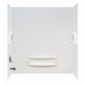 UPC 720416002961 product image for Aqua Glass Distinction High Gloss White High-Impact Polystyrene Bathtub Wall Sur | upcitemdb.com