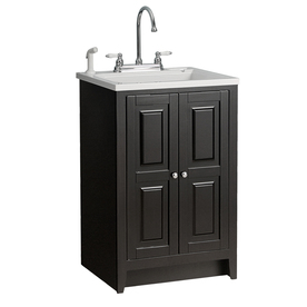 Foremost Casual Plastic Utility Tub in 23-7/8 Espresso Cabinet BIEA2421