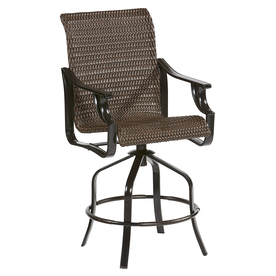 roth allen chair bar patio chairs brown swivel stool wicker lowes barstool safford outdoor metal dark woven stools seat height