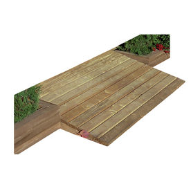 Shop Backyard Organizer Natural Wood Storage Shed Ramp at Lowes.com