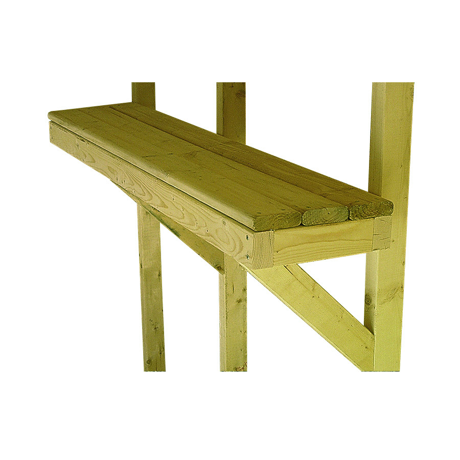 Shop Backyard Organizer Natural Wood Storage Shed Shelf at Lowes.com