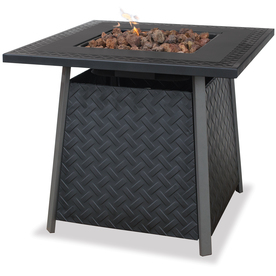 UPC 728649749752 product image for Blue Rhino 32.1-in W 30,000-BTU Black Steel Liquid Propane Fire Table | upcitemdb.com