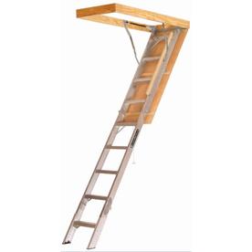 UPC 728865116260 product image for Louisville 10-ft Aluminum 375-lb Type IAA Attic Ladder | upcitemdb.com