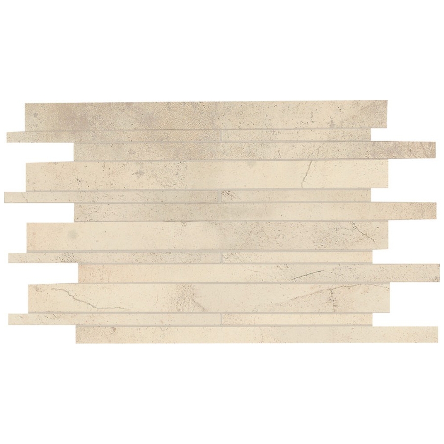 American Olean Costa Rei Sabbia Dorato Ceramic Mosaic Floor Tile (Common 12 in x 18 in; Actual 12 in x 20 in)