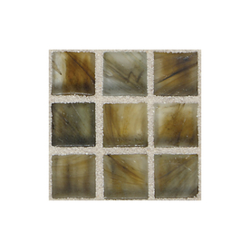 American Olean 13-in x 13-in Visionaire Gentle Earth Glass Wall Tile VA965858FPM1P