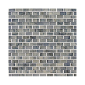 American Olean 13-in x 13-in Visionaire Serenity Blue Glass Wall Tile VA9058114FPM1P