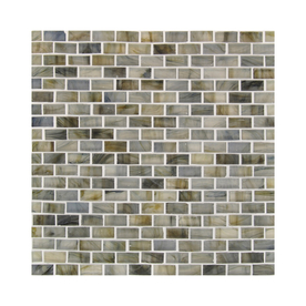 American Olean 13-in x 13-in Visionaire Whispering Stream Glass Wall Tile VA9358114FPM1P