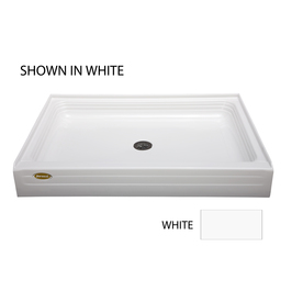 UPC 731352219214 product image for Jacuzzi Tru-Level White Acrylic Shower Base (Common: 36-in x 36-in; Actual: 36-i | upcitemdb.com