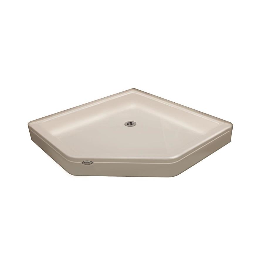 Jacuzzi Primo Oyster Acrylic Shower Base (Common 42 in W x 42 in L; Actual 42 in W x 42 in L)