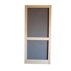 screen woodcraft door tight natural wood actual common hinged lowes doors