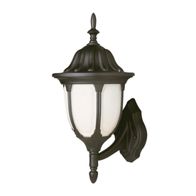 UPC 736916100274 product image for Portfolio 19-in H Black Outdoor Wall Light | upcitemdb.com