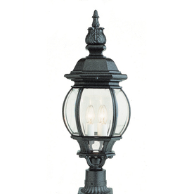 UPC 736916185264 product image for Portfolio 4-Light Beveled Glass Post-Mount Lantern | upcitemdb.com