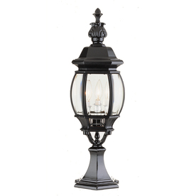 UPC 736916189163 product image for Portfolio 3-Light Beveled Glass Post-Mount Lantern | upcitemdb.com