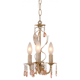 UPC 736916200073 product image for Bel Air Lighting The Olde World 3-Light Antique White Chandelier | upcitemdb.com