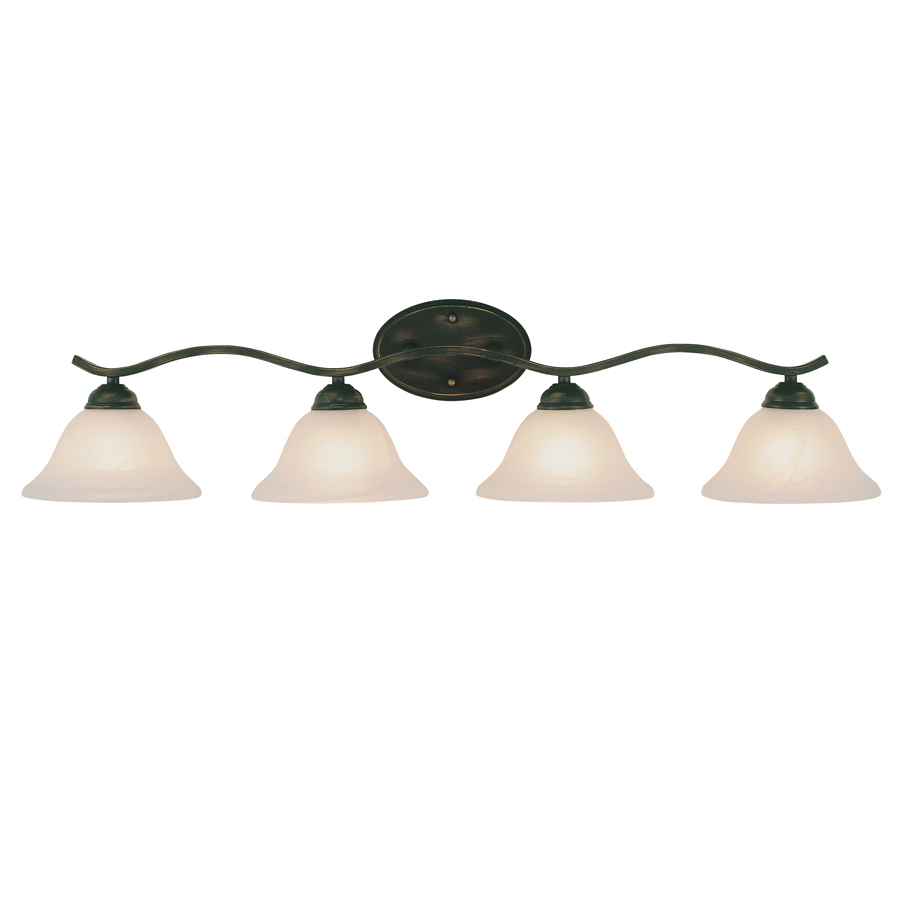 Shop Bel Air Lighting 4Light OilRubbed Bronze Bathroom Vanity Light 