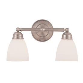 UPC 736916210454 product image for Bel Air Lighting 2-Light Brushed Nickel Bathroom Vanity Light | upcitemdb.com