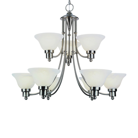 UPC 736916242387 product image for Bel Air Lighting Contemporary 9-Light Brushed Nickel Chandelier | upcitemdb.com