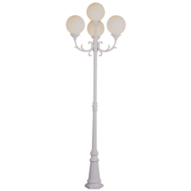 UPC 736916544818 product image for Bel Air Lighting 4-Light Opal Poly Outdoor Post Light | upcitemdb.com