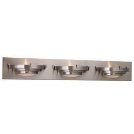  Portfolio 3Light Brushed Nickel Bathroom Vanity Light at Lowes.com