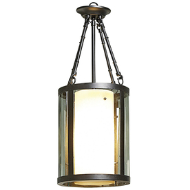  Rubbed Bronze Bathroom Lighting on Allen   Roth 9 In W Oil Rubbed Bronze Pendant Light With Clear Shade