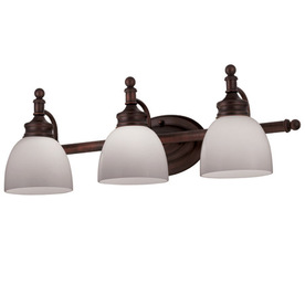 Portfolio 3-Light Oil-Rubbed Bronze Bathroom Vanity Light