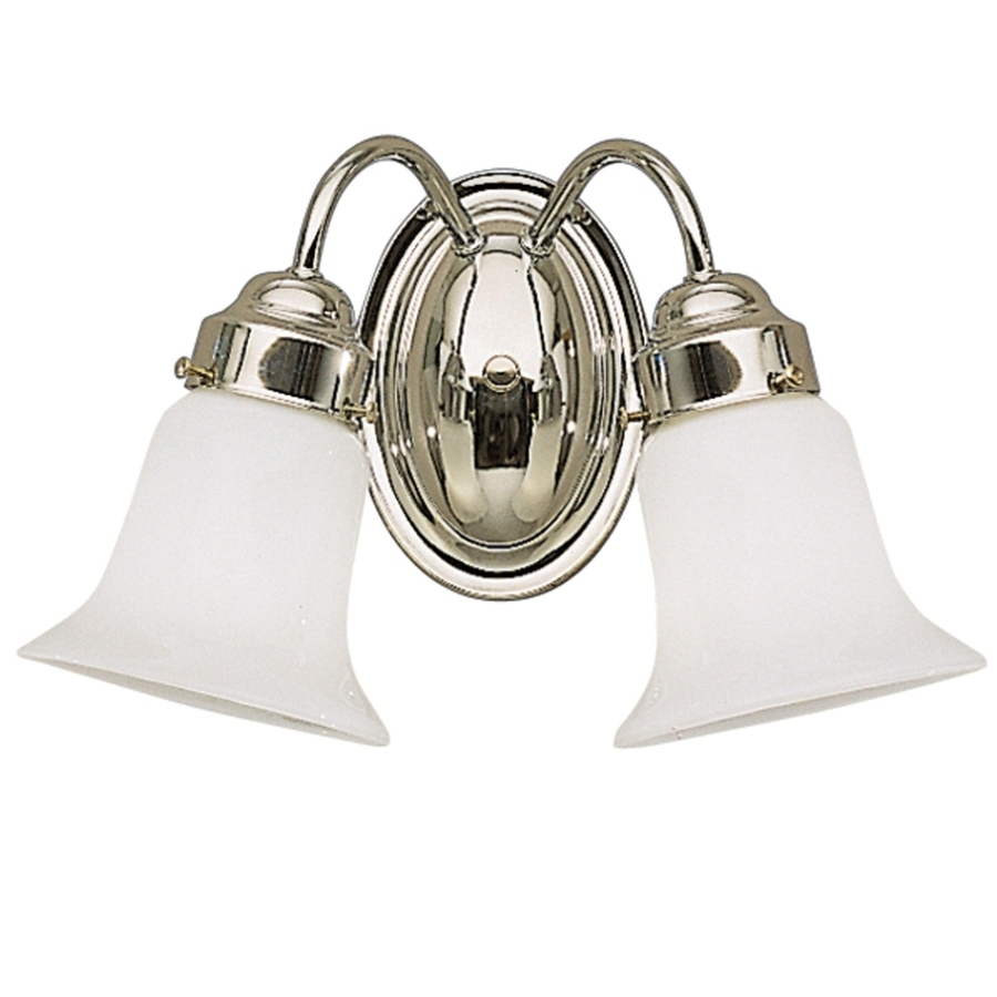 Shop Portfolio 2Light Chrome Bathroom Vanity Light at 