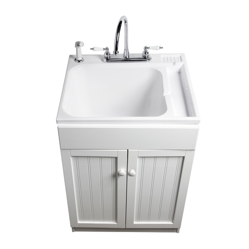 lowe 39 s utility sink with cabinet