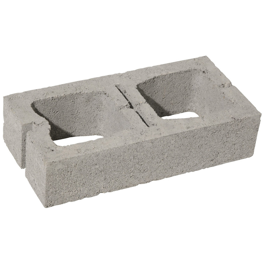 Shop Medium Weight Half Concrete Blocks (Common: 8-in x 4-in x 16-in
